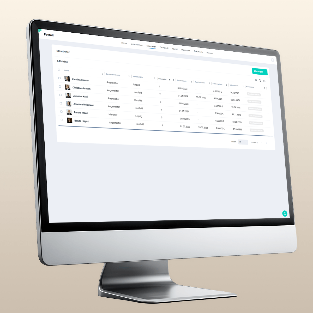 Paychex Europe Payroll - Pre-Payroll - Lohnsoftware Mitarbeiter