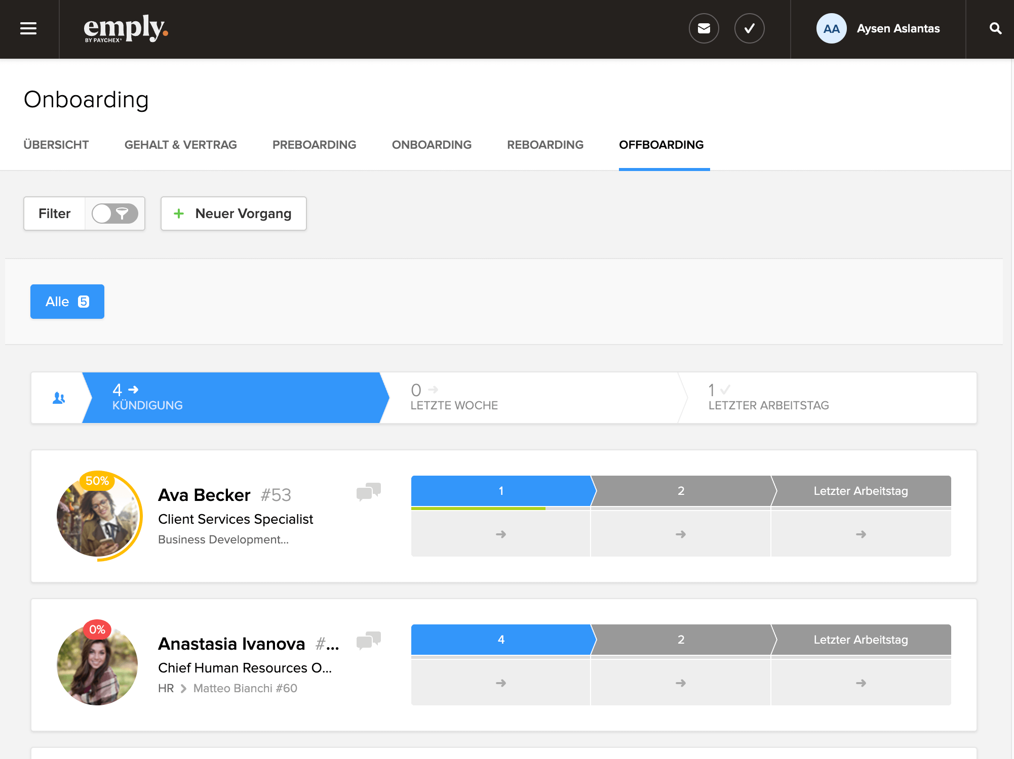 onboarding module emply people