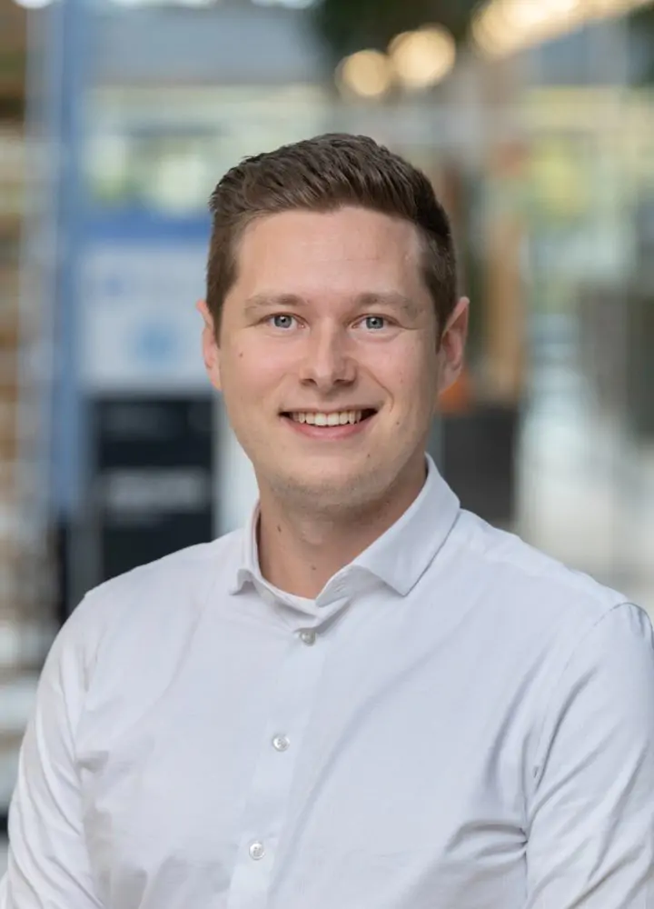 Professional man in modern office